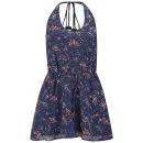 French Connection Women's Andreanna Beach Playsuit - Blue Pint Image 1