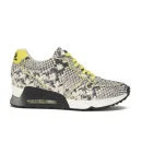 Ash Women's Love Leather Runner Trainers - Roccia/Yellow