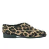 Diane von Furstenberg Women's Ziggy Leopard Haircalf Shoes - Camel/Black - Image 1
