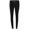 J Brand Women's Mid Rise Luxe Veleveteen Velvet Skinny Jeans - Black - Image 1