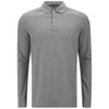 Aquascutum Men's Long Sleeved Piquet Polo Shirt - Grey - Image 1