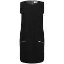 YMC Women's Zip Pinafore Dress - Black Image 1