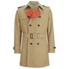 Hardy Amies Men's Formal Trench Coat - Washed Sand - Image 1