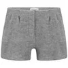 Samsoe & Samsoe Women's Volga Side Zip Shorts - Grey Melange - Image 1