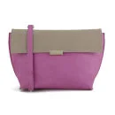 French Connection Women's Colour Branded PU Clutch Bag - South Beach/Mink