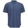 Levi's Commuter Men's Standard Fit Raglan Short Sleeve Blue Shadow Shirt - Blue - Image 1