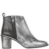 Miista Women's Alice Heeled Leather Ankle Boots - Black/Silver - Image 1