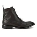 Paul Smith Shoes Women's Angus Leather Lace-Up Boots - T Moro Dip Dye Buffalino