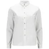 Maison Kitsuné Womens Classic Logo Embroidery Shirt - White - Image 1
