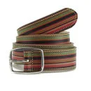 Paul Smith Accessories Men's Wide Vintage Multi Stripe Belt