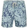 Oiler & Boiler Men's Classic Swim Shorts - Blue Leaf - Image 1