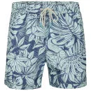 Oiler & Boiler Men's Classic Swim Shorts - Blue Leaf