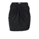 Helmut Lang Women's Cupro Drape Skirt - Black Image 1
