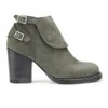 Purified Women's Petra 8 Heeled Leather Ankle Boots - Green - Image 1