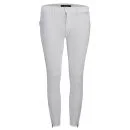 J Brand Women's TALI Crop Zip Mid Rise Skinny Jeans - White