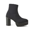 Purified Women's Poeta 1 Platform Heeled Ankle Boots - Black