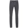 Edwin Men's ED-80 CS Carbon Black Denim Slim Tapered Jeans - Worn Grey Wash - Image 1