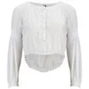 HIGH Women's Coincide Embroidery Detail Shirt - White - Image 1
