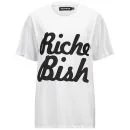House of Holland Women's Riche Bish Oversized T-Shirt - White