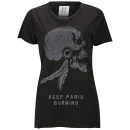 Zoe Karssen Women's Paris Skull T-Shirt - Black