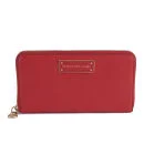 Marc by Marc Jacobs Too Hot To Handle Slim Zip Around Leather Purse - Cambridge Red