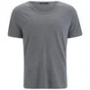 T by Alexander Wang Men's Classic Pima Cotton Low Neck T-Shirt - Heather Grey - Image 1