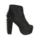 Jeffrey Campbell Women's Lita Spike Shoes - Black On Black Image 1