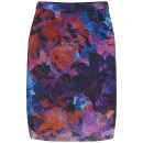 Finders Keepers Women's Starting Over Print Midi Skirt - Rose Print Dark Image 1