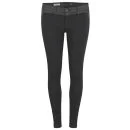 AG Jeans Women's Jackson Midnight Mid Rise Skinny Jeans - Black