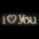 Seletti Neon Font "I Love You" Lamp Image 1