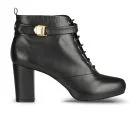 Kat Maconie Women's Katya Lace Up Heeled Ankle Boots - Black