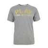 Comme des Garcons PLAY Men's P1-T142 T-Shirt - Grey - Image 1