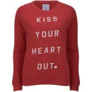 Zoe Karssen Women's Kiss Sweatshirt - Red Image 1