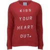 Zoe Karssen Women's Kiss Sweatshirt - Red - Image 1