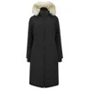 Branta by Canada Goose Women's Elrose Long Fur Trim Hooded Parka - Black - Image 1