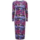 House of Holland Women's Midi Bodycon Stretch Print Dress - Cock Tale Image 1