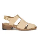 Purified Women's Patti 7 Leather Cut Out Sandals - Natural Croc