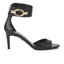 Diane von Furstenberg Women's Kara Leather Sandals - Black Image 1