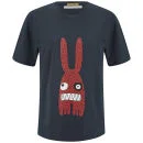 Peter Jensen Women's Monster Rabbit T-Shirt - Navy/Red Image 1