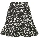 Finders Keepers Women's Like Smoke Frill Skirt - Leopard