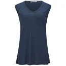 T by Alexander Wang Women's Cotton Jersey Welded Muscle T-Shirt - Shadow