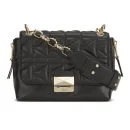 Karl Lagerfeld K/Kuilted Mini Handbag - Black/Gold Image 1