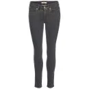 Levi's Made & Crafted Women's Empire Cropped Mid Rise Skinny Jeans - Black/Gold Dots