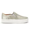 Ash Women's Jungle Leather Slip-On Trainers - Sand/Gold - Image 1