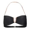 Paul Smith Accessories Women's Keyhole Bandeau Bikini Top - Black - Image 1