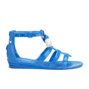 Love Moschino Women's Tassel Jelly Sandals - Bright Blue Image 1