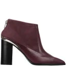 See By Chloé Women's Sienna Heeled Leather Ankle Boots - Wine