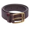 Paul Smith Accessories Men's Leather Selleck Buckle Belt - Damson - Image 1