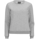 Lot 78 Women's Quilted Sweatshirt - Grey Melange