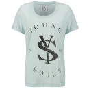 Zoe Karssen Women's Young Souls T-Shirt - Soothing Sea Image 1